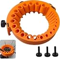 AASONS Drill Bit Sharpener For 5inch (125mm) Angle Grinder Utility Attachment Multi Drill Bit/Screwdriver Tip Sharpening Tool For Full Size 0.5-13mm Drill Bits, Universal Drill Sharpener