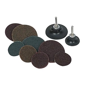 aasons fiber disc 234334 sanding kit assortment pack 40100180 grit for die grinder and drill machine shank 1434 pack of 12pcs