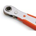 AASONS Mini Magnetic Ratchet Wrench 1/4"(6.35mm) Hexagon Torx Bidirectional Control For Single/Double For Head Screwdriver Drill Bits Tool Socket Wrench Set Metric And Standard