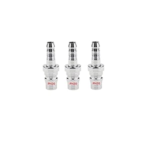 aasons ph20 pneumatic air line hose quick release fittings connector coupler 1434 bsp pack of 3 pcs