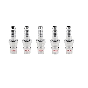 aasons ph20 pneumatic air line hose quick release fittings connector coupler 1434 bsp pack of 5 pcs
