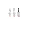 AASONS PH20 Pneumatic Air Line Hose Quick Release Fittings Connector Coupler 1/4" BSP (Pack Of 3 Pcs)