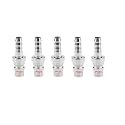 AASONS PH20 Pneumatic Air Line Hose Quick Release Fittings Connector Coupler 1/4" BSP (Pack Of 5 Pcs)