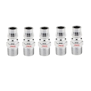 aasons pm20 pneumatic air line hose quick release fittings connector coupler 1434 bsp pack of 5 pcs