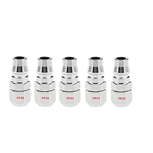 aasons pp20 pneumatic air line hose quick release fittings connector coupler 1434 bsp pack of 5 pcs