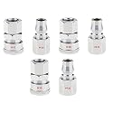 AASONS QRC SF20+PF20 Pneumatic Air Line Hose Quick Release Fittings Connector Coupler 1/4" BSP (Pack Of 3 Sets)