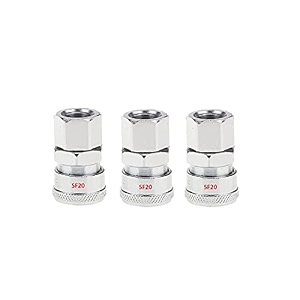 aasons qrc sf20 pneumatic air line hose quick release fittings connector coupler 1434 bsp pack of 3 pcs