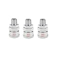 AASONS QRC SM20 Pneumatic Air Line Hose Quick Release Fittings Connector Coupler 1/4" BSP (Pack Of 3 Pcs)