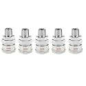 AASONS QRC SM20 Pneumatic Air Line Hose Quick Release Fittings Connector Coupler 1/4" BSP (Pack Of 5 Pcs)
