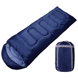 aastik sleeping bag portable and lightweight winter single wearable 2-3 season camping hiking travelling and outdoor activities with zippered holes for arms amp feet standard size