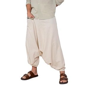 aatman free size eco-friendly aladdin harem pants for men39s cotton hippie boho baggy style outfit for men