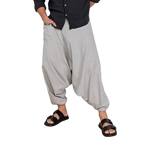 aatman free size eco-friendly aladdin harem pants for men39s cotton hippie boho baggy style outfit for men