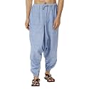 Aatman One Size Men's Eco-Friendly Cotton Harem Pants | Fits Waist Size 28 to 36 Inches