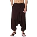 Aatman One Size Men's Eco-Friendly Cotton Harem Pants | Fits Waist Size 28 to 36 Inches