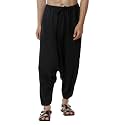Aatman One Size Men's Eco-Friendly Cotton Harem Pants | Fits Waist Size 28 to 36 Inches