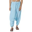 Aatman One Size Men's Eco-Friendly Cotton Harem Pants | Fits Waist Size 28 to 36 Inches