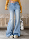AAV2 Flared Women Light Blue Jeans