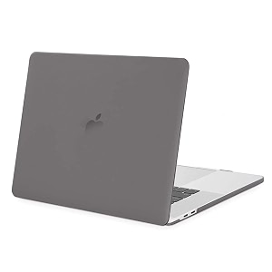 aavjo macbook pro 16 inch with touch bar case 2020 2019 release model a2141 soft touch plastic hard shell with keyboard guard touchpad guard and dust plugs not for 2021 m1 modelsmoky black