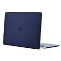 Aavjo MacBook Pro 16 inch with Touch Bar Case 2020 2019 Release Model A2141 Soft Touch Plastic Hard Shell with Keyboard Guard, Touchpad Guard and Dust Plugs (NOT for 2021 M1 Model) (Navy Blue)