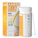 AAwipes Ammonia Test Strips for Fish Tank Aquarium Test Strips Aquarium Water Test Kit Freshwater Fish Tank (50)
