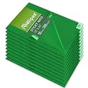 AAwipes Sticky Mat Tacky Pads Adhesive 18" x 24" 10 Packs, 30 Sheets/Packs, 300 Sheets Total Green Cleanroom Floor Mats Remove Dirt for Laboratory Construction Hospital Shoes