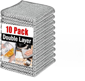 Aayans Dream 10Pc Dishwash Clothes Sponge Wipe