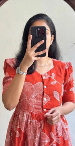 AAYAT CREATION Women Floral Print Gown Kurta