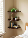 Aayat Enterprises Wall Mounted Corner 3 Tiers