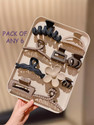 Aayra 6 Matte clutcher hair claw clip