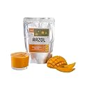 Aazol Devgad Alphonso Aam Ras: Pure Unsweetened Mango Pulp - 530ml Pouch | NO Preservatives | NO Added Sugar | GI Tagged Alphonso Mangoes | Export Quality