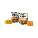 Aazol Devgad Alphonso Aam Ras: Pure Unsweetened Mango Pulp - 1.7L Tin (850ml - Pack of 2) | NO Preservatives | NO Added Sugar | GI Tagged Alphonso Mangoes | Export Quality