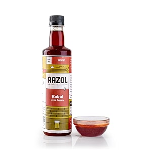 aazol liquid jaggery kaakvi - 500ml  natural sweetener  healthy sugar substitute