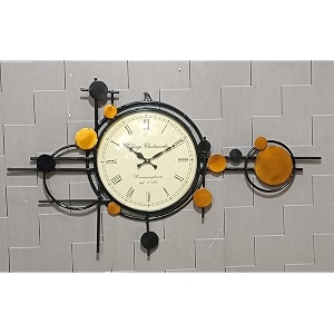 ab art metal clock with led wall art for home living roombedroomofficefarmhousehotel clock06