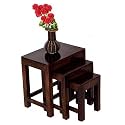 AB ART Sheesham Wood Nesting Tables Set