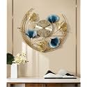 AB ART Metal Clock with LED Wall Art for Home Living Room/Bedroom/Office/Farmhouse/Hotel (Clock08.)
