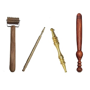 ab craft handcrafted wooden massager acupressure massager ear massager wooden massage sticks massager for acupressure points jimmy thai massagers hand and foot massager sticks pack of 4
