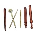 AB CRAFT Wooden Acupressure Massage for Finger Points Jimmy/Thai/Massage Hand and Foot Massager Sticks - Brown