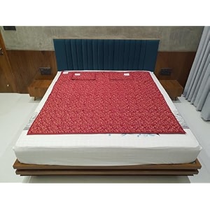 ab enterprise bio magnetic mattress topperpad amp with 1 pillow pad magnetic therapy maroon6x6