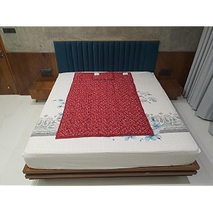 ab enterprise bio magnetic mattress topperpad amp with 1 pillow pad magnetic therapy maroon4x6