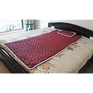 ab enterprise bio magnetic mattress topperpad amp with 1 pillow pad magnetic therapy maroon3x6