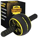 Ab Roller Wheel - Ab Wheel Roller & Knee Mat - Rueda Para Abdominales - Abdominal Wheel - Abs Roller for Men & Women - Home Gym Equipment