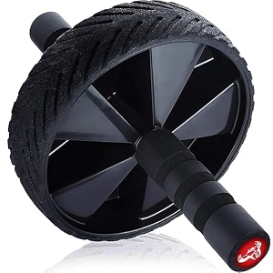 ab wheel roller with knee mat for men amp women abs amp muscles building core workout professional exercise equipment for full body toning with strengthen training black