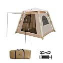 Abahub Inflatable Camping Tent with Hand Pump for 1/2 Person