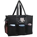 ABAMERICA Nurse Bags for Work Nursing Bag Multiple Pockets Waterproof Organizing Zip Top Clinical Bag for Nursing Students