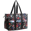 ABAMERICA Nurse Bags for Work Nursing Bag Multiple Pockets Waterproof Organizing Zip Top Clinical Bag for Nursing Students