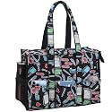 ABAMERICA Nurse Bags for Work Nursing Bag Multiple Pockets Waterproof Organizing Zip Top Clinical Bag for Nursing Students