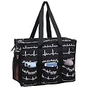 ABAMERICA Nurse Bags for Work Nursing Bag Multiple Pockets Waterproof Organizing Zip Top Clinical Bag for Nursing Students