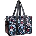 ABAMERICA Nurse Bags for Work Nursing Bag Multiple Pockets Waterproof Organizing Zip Top Clinical Bag for Nursing Students