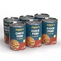 Abbie's Chick Peas 2400 g (400 g X 6 units) | Precooked Chickpeas Best For Indian Curry, Salad, Boiled | Ready To Eat & Ready To Cook Chickpeas (Set of 6)