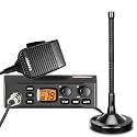 ABBREE CB Radio with Magnetic Mount Antenna for Truckers Long Range AM FM Professional CB Radios,Compact Design,Instant Emergency Channel 9/19,Full 40 Channels,Handheld Mic,LCD Display,VOX